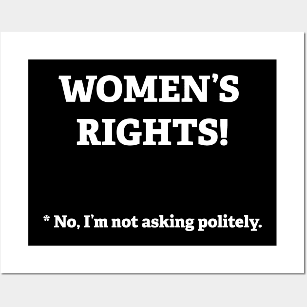 Women's Rights Wall Art by SWON Design